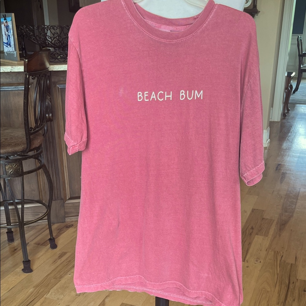 Beach Bum Comfort Colors T Shirt Oversized Large - Picture 6 of 8